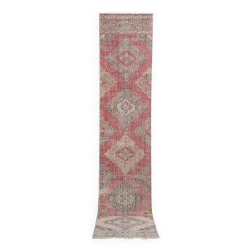 Tapis de couloir turc vintage
