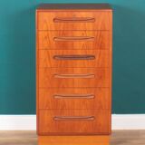Retro Teak 1960s Tall G Plan Fresco Chest Of Drawers By Victor Wilkins