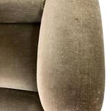 Vintage green club chair with fringes