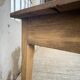 Pine and oak farmhouse table with multiple drawers, communal type, 240cm.
