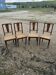 Chaises en cannage année 30-40