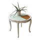 Renovated vintage side table in wood - Bold Elegance Collection