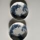 Set of two small English porcelain plates by Johnson Bros.