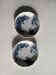 Set of two small English porcelain plates by Johnson Bros.