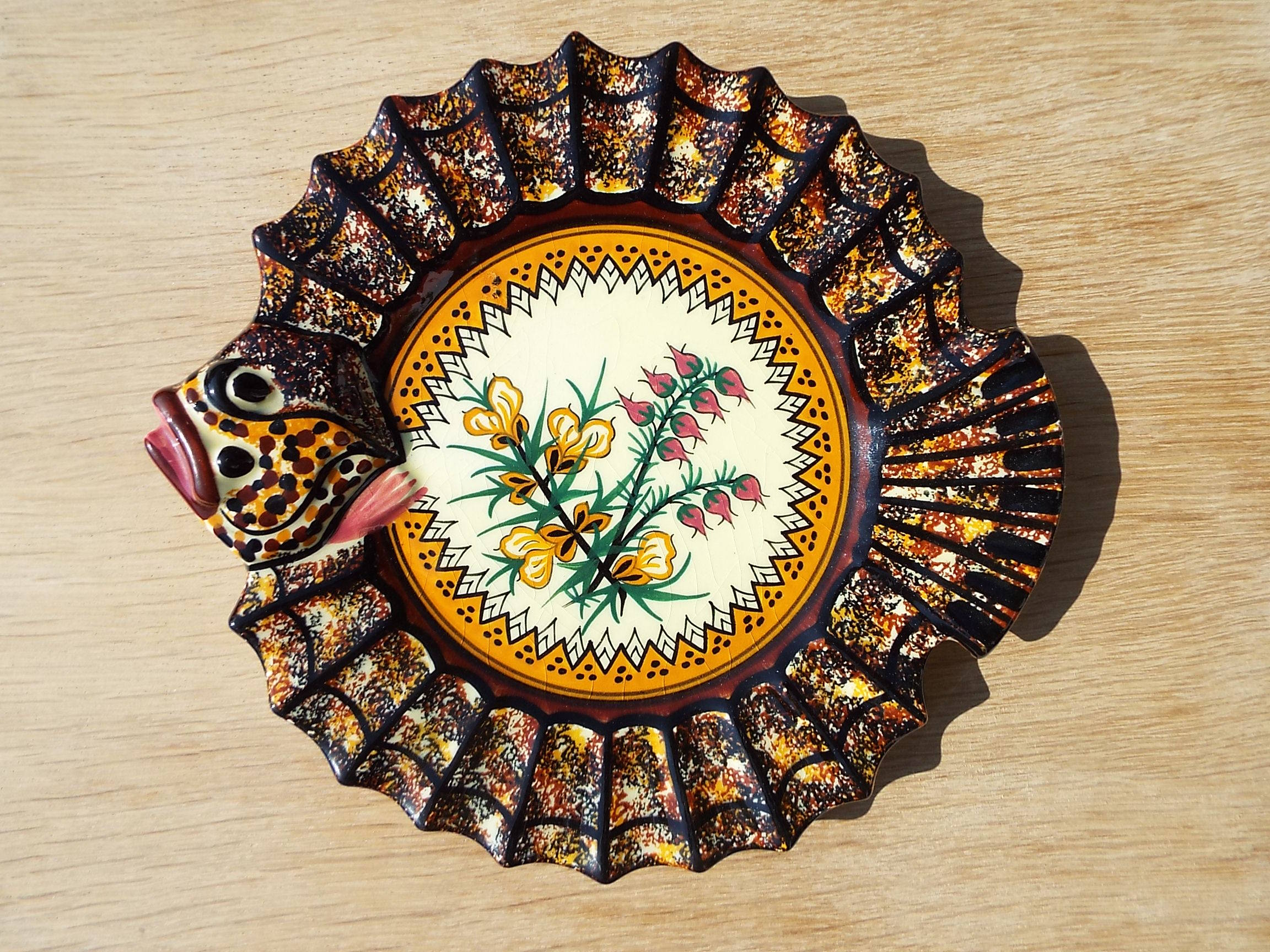 Set of 6 plates Quimper Henriot