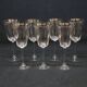 7 Fine Crystal Stemmed Wine or Water Glasses - Baccarat? / Saint Louis?