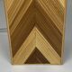 Midcentury pencil reed rattan bamboo and brass table lamp, 1970s