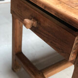 Large oak bakery table