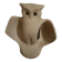 Zoomorphic lamp, owl, seventies