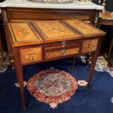 18th-century hairdresser with Louis XVI marquetry decoration.