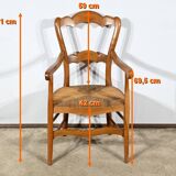 Grand-Mère Armchair in Cherrywood, Louis Philippe style – Late 19th century