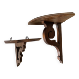 old corner wall shelves