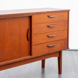 Scandinavian-style teak line, sliding door