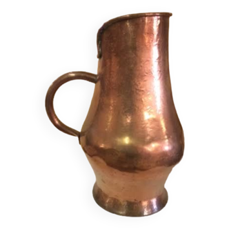 Copper water pitcher