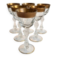 6 Moser Bohemian Crystal Liqueur Glasses