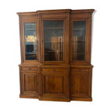 Buffet Louis Philippe showcase library in new cherry wood new/resale