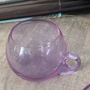 Tasses à café ou sangria en verre