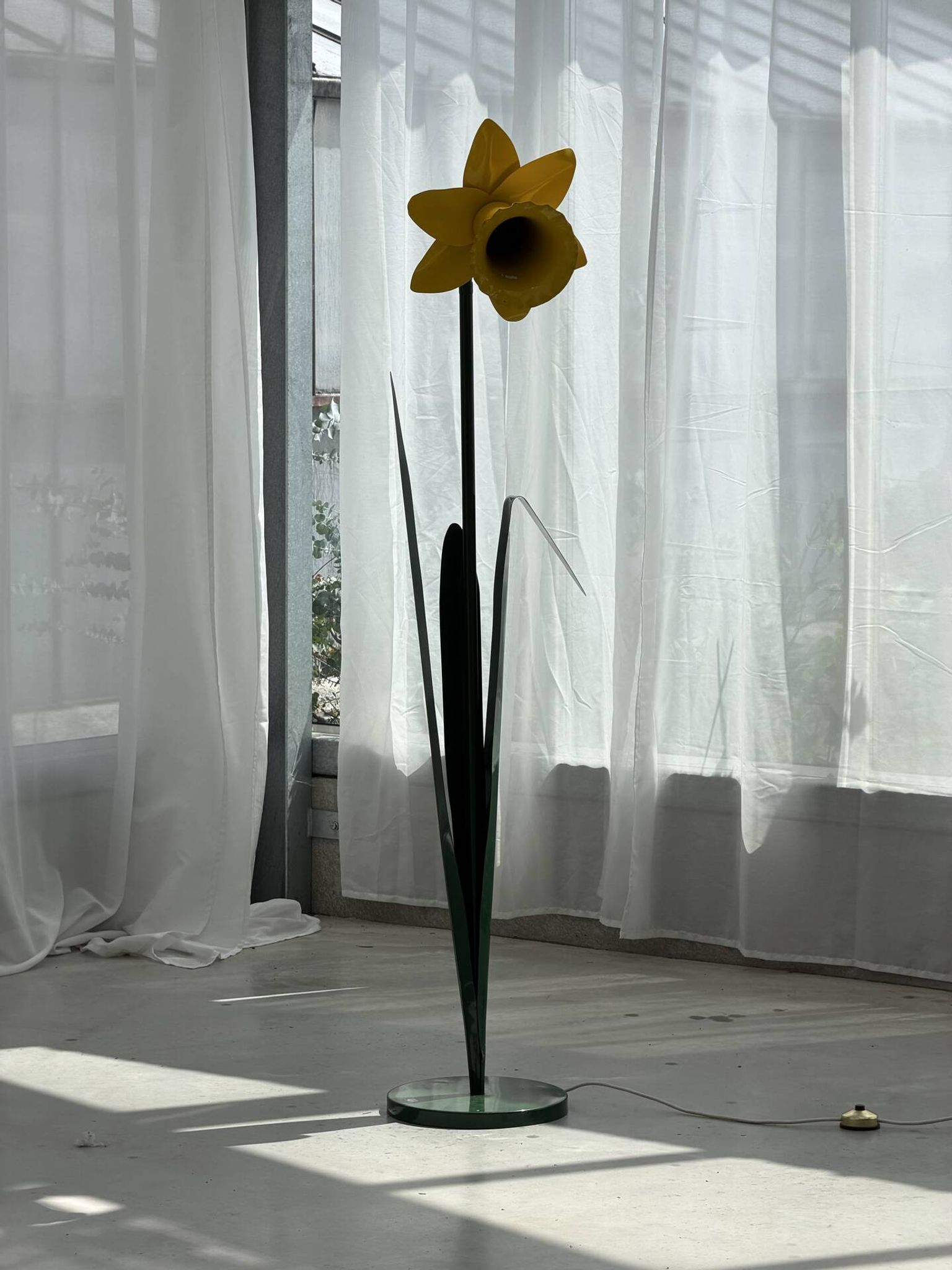 Mike Bliss Daffodil Pop Art Collectible Floorlamp for Bliss Flights of