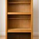 Living room shelf, bookcase with display cabinet by Guillerme and Chambron 1960