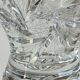 Decorative basket/fruit basket in Beyer cut crystal. Starry/leafy motifs
