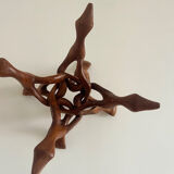 Modernist wooden sculpture
