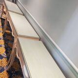Bedroom console with courtesy tray