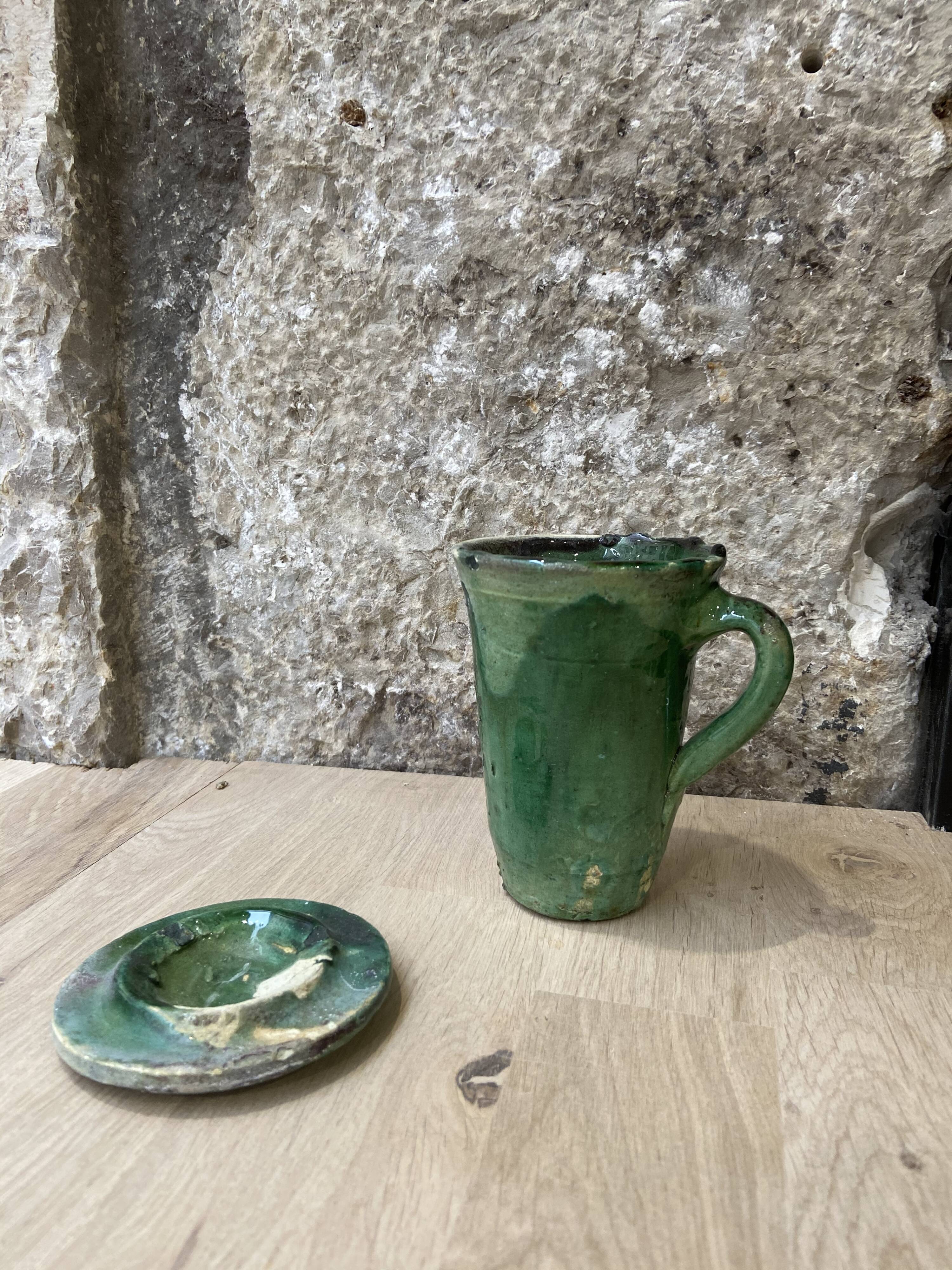 Handmade Tamegroute Mug/ tisanière
