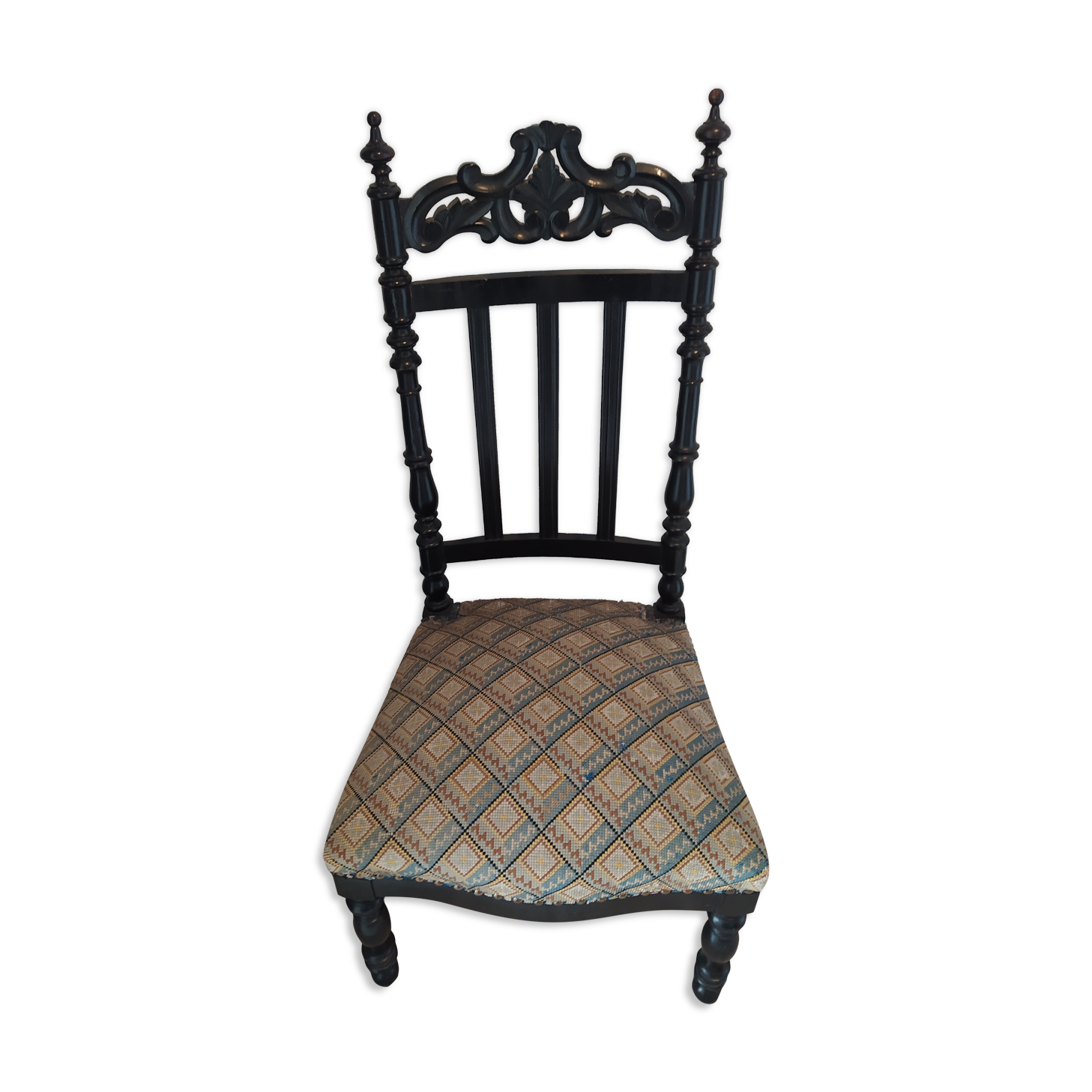 Nanny chair napoleon III tapestry