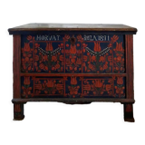 Old wedding chest painted 1891