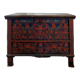 Old wedding chest painted 1891