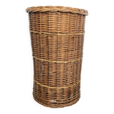 Vintage wicker umbrella stand
