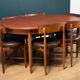 G plan fresco dining table & 6 chairs by victor wilkins 1960