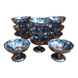 11 Stainless steel dessert ice cream cups