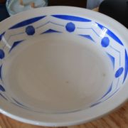 Plat creux Digouin Sarreguemines modèle "Ciboulette" ø27 cm