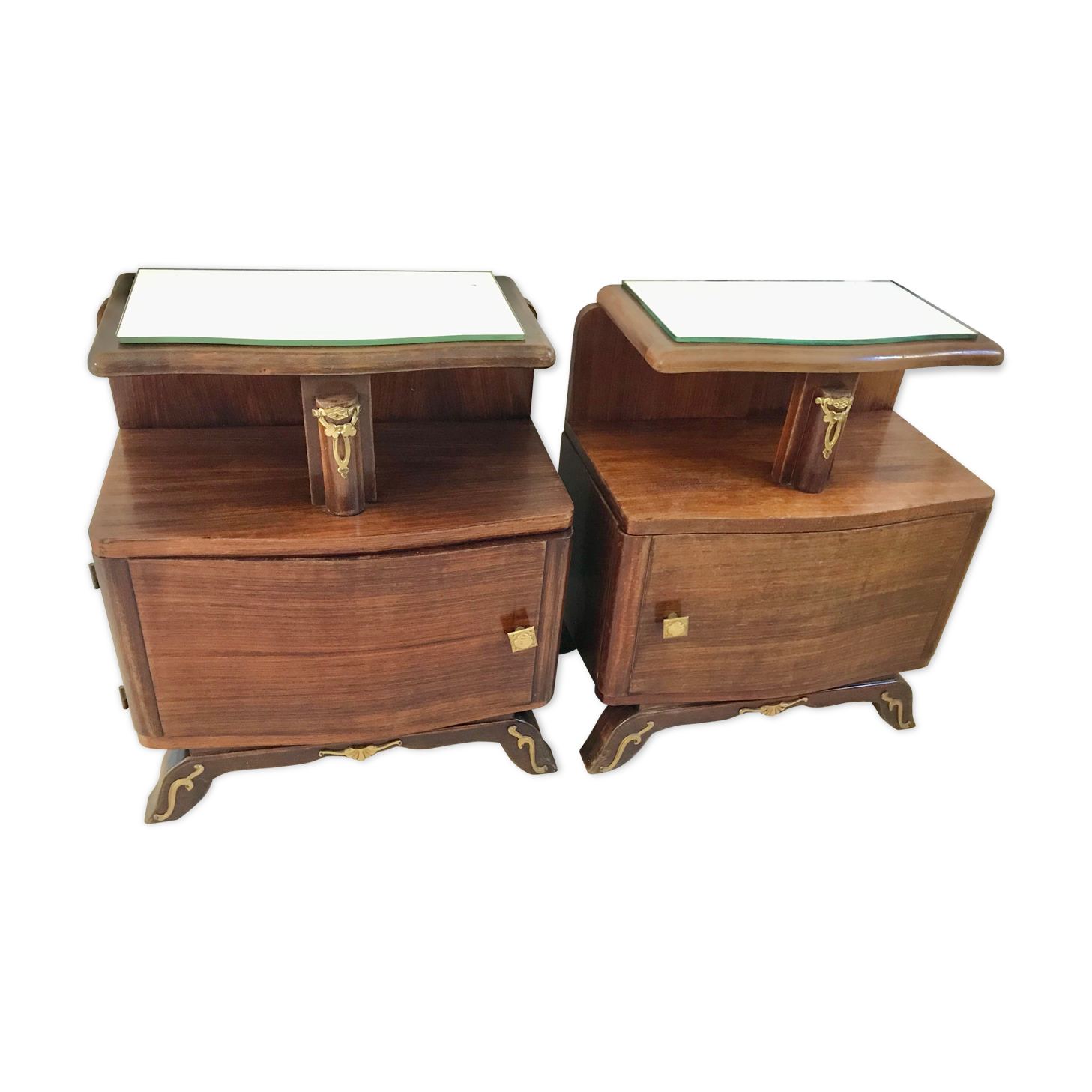 Art deco bedside pair