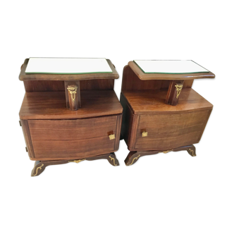 Art deco bedside pair