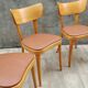 6 chaises bistrot Thonet en bois blond
