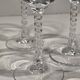Lot 10 verres cristal d’Arques modèle Épi