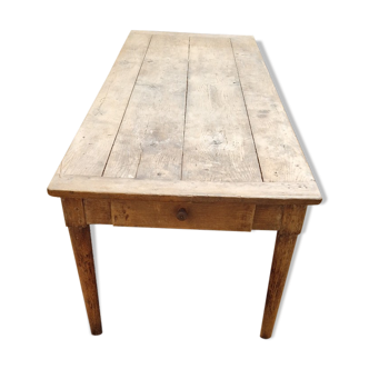 Table de ferme en chene