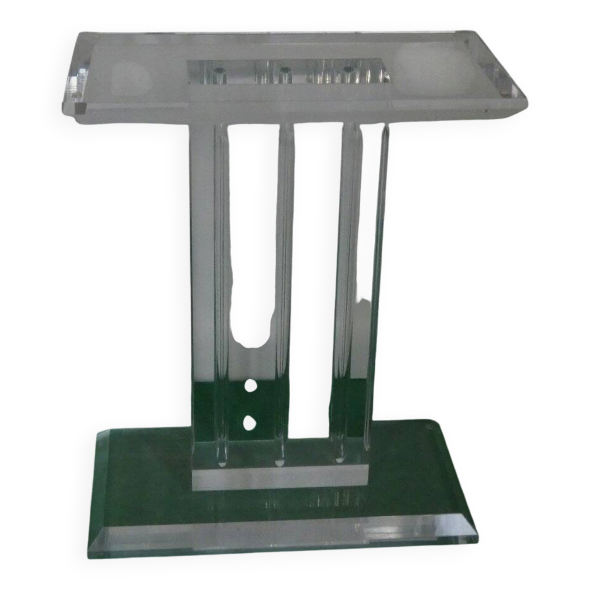 Vintage sculptural base for acrylic glass table, Italy, 2000s