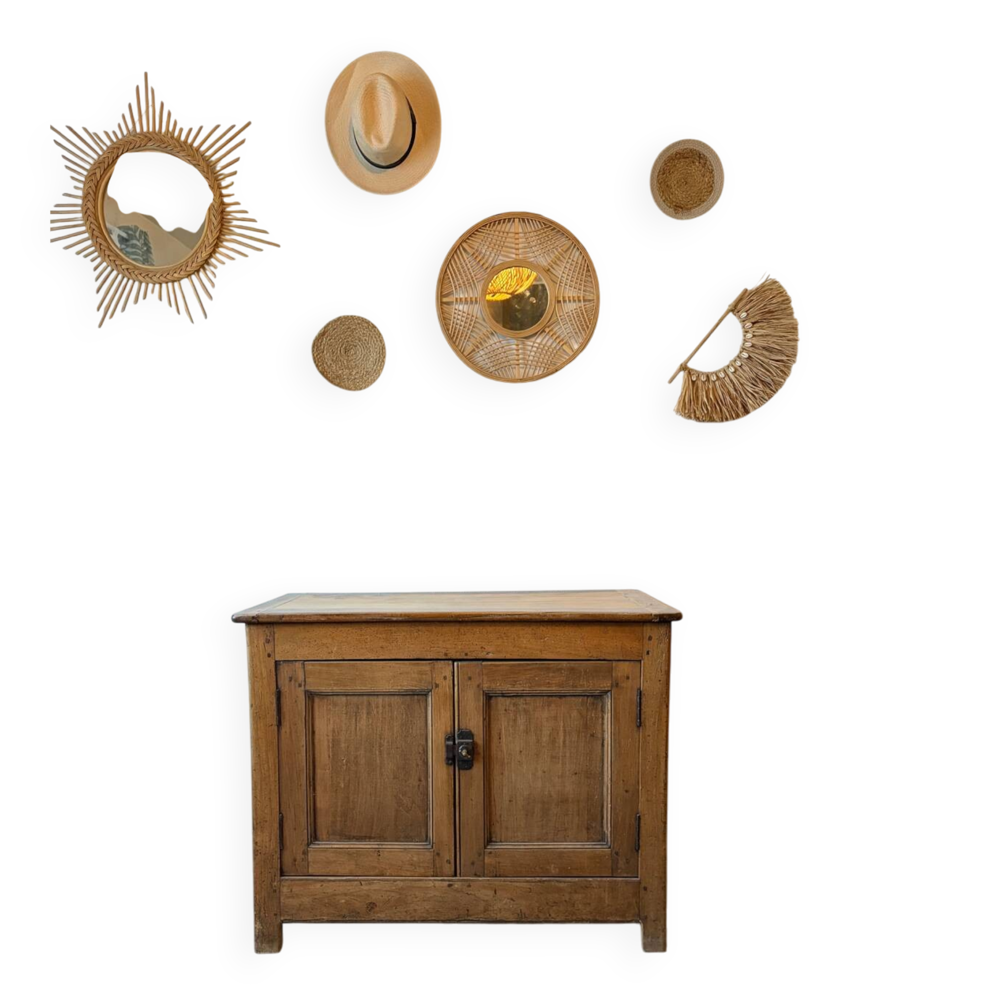 Vintage Parisian buffet in solid oak