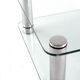 Italian Glass and Chrome Square Coffee Table by by Marco Zanuso for Zanotta, 1960s