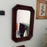 Octagonal mirror 73x48cm