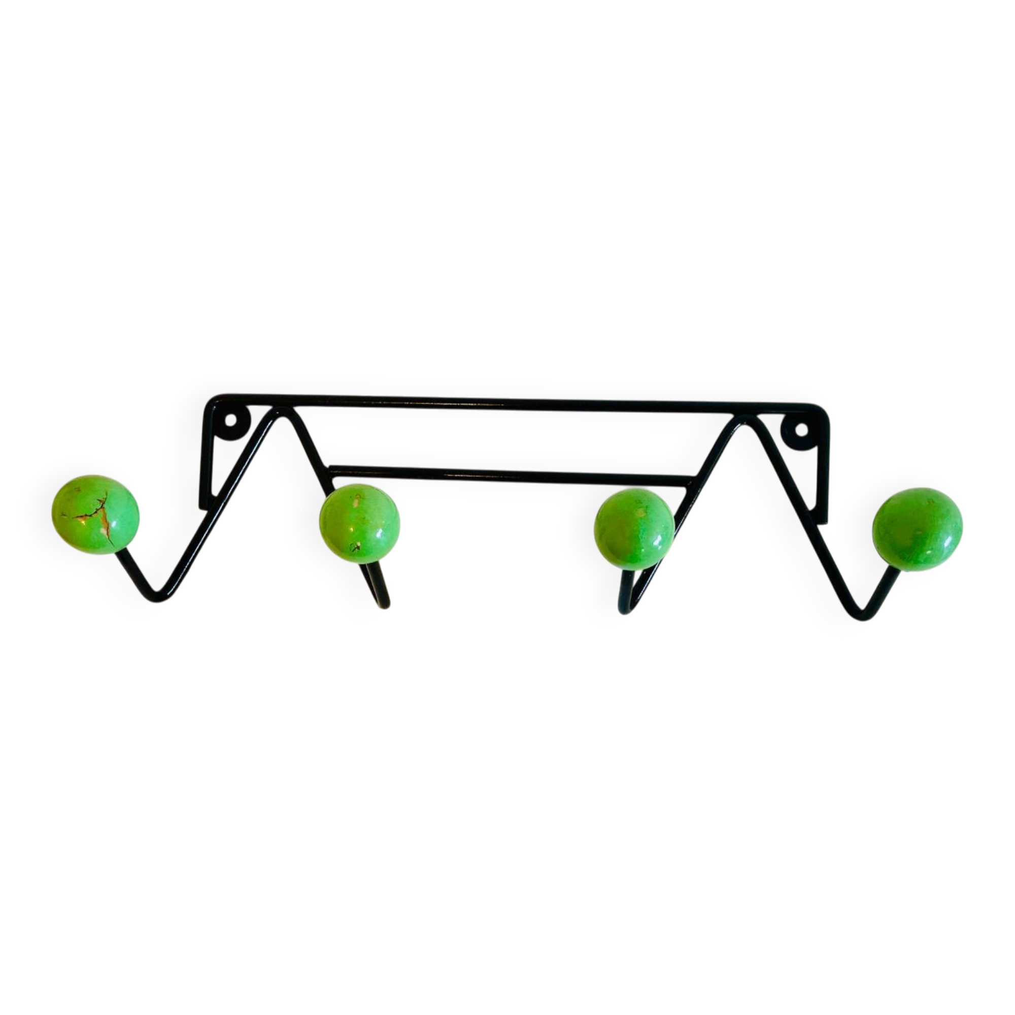 apple green coat rack. E