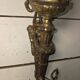 Pair of torch wall lights in Louis XVI style in 19th-century bronze.