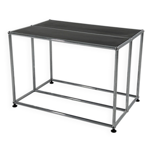 Console noire de Fritz Haller & Paul Schärer pour USM Haller, 1980