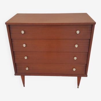 Vintage teak chest of drawers