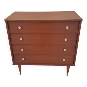 Vintage teak chest of drawers