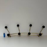 Vintage gold wall coat rack