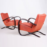 Paire de fauteuils Art Déco H269 par Up Závody, conçus par Halabala 1930